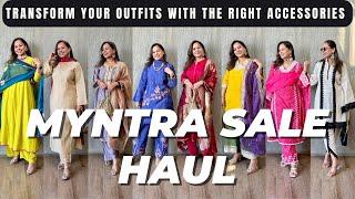 MYNTRA SALE HAUL | ELEGANT KURTA SETS FOR THE FESTIVE SEASON AHEAD