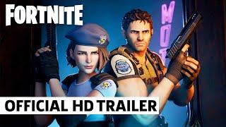 Fortnite x Resident Evil Chris Redfield and Jill Valentine Trailer