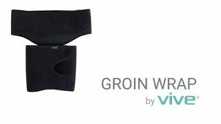 Groin Wrap by Vive - Groin Strain Support for Pulled Groin, Hip Injury & Sciatica - Compression Wrap