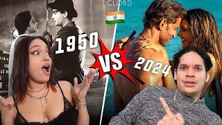 Waleska & Efra React to 'Evolution Of Romantic Songs in Bollywood (1950-2024)'