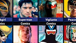 DCU Movie Characters vs DC Comics Characters