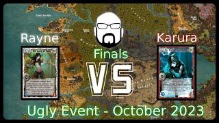 Ugly Ancient Event - Final - Ranye vs Karura | Warlord: Saga of the Storm CCG