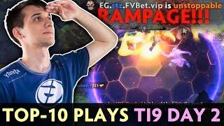 TOP-10 BEST PLAYS of The International 2019 — Day 2 Group Stage