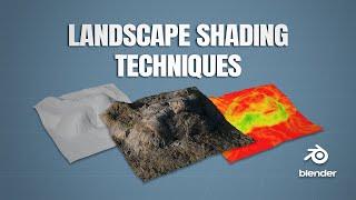 Realistic Terrain In Blender | Landscape Shading Techniques (Blender 4.0)