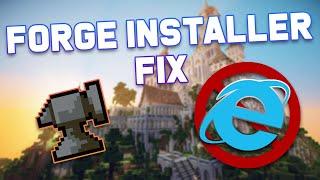 How To Fix Your Forge Installer For Minecraft