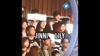 Predebut NMIXX Lily & Jinni and Stray Kids Chan at Twice Concert
