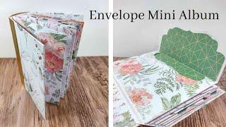 Floral Envelope Mini Album Tutorial | Mini Album Die Series