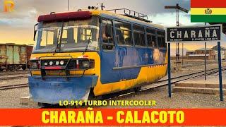 Cab Ride Charaña - Calacoto (Arica–La Paz Railway, Bolivia) train driver's view 4K