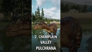 TOP 5 MEGALOSAURUS SKINS IN LESS THAN 30 SECONDS | Jurassic World Evolution 2 #shorts