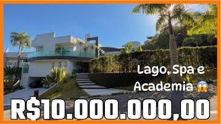 Mansão com LAGO, SPA E ACADEMIA - R$ 10.000.000,00