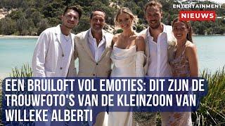 Emotionele trouwfoto's: Kleinzoon Willeke Alberti in het huwelijksbootje!