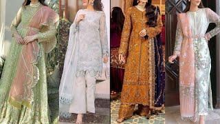 New fancy dress design 2024 for wedding// Winter party wear dresses for ladies//Outfit for wedding