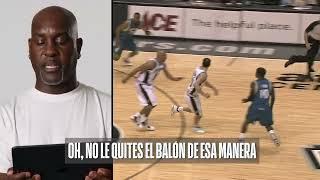 ¿Ya viste a Gary Payton reaccionando a una jugada de Ginóbili?