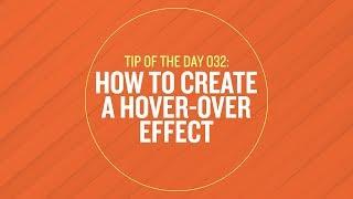 Tip 032 - How To Create a Hover-Over Effect in After Effects