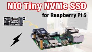 52Pi  N10 Tiny NVMe SSD for Raspberry Pi 5 (M.2 NVMe SSD 2230/2242 adapter board) SKU: EP-0229