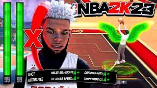 HOW TO SHOOT WITHOUT SHOT METER IN NBA 2K23! BEST JUMPSHOT TIPS TO GREEN EVERY SHOT NBA 2K23!