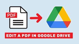 How to Edit a PDF in Google Drive .