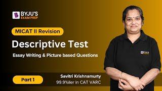 MICAT II 2024 Revision | MICAT Descriptive Test | Essay Writing Revision | Part 1 #micat #micatessay