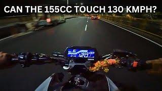 Yamaha MT 15 top speed 2024 test Run | mt 15 exhaust sound 