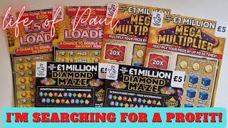 £30 mix of lotto scratch cards. How many of these 6 £5 scratch cards will be winners?