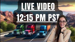 LIVE: Lets Chat About Trucking + BOI UPDATE