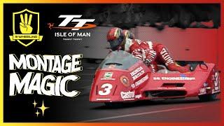 MONTAGE MAGIC  with TT Greats Mick Boddice & Dave Wells at the 1996,1997 & 1998 TT 