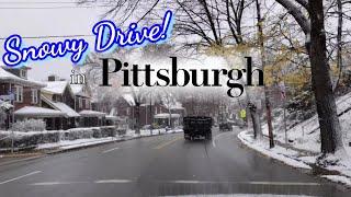 Snowy Drive In Pittsburgh!