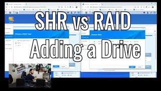 RAID vs SHR Test Part 2 - Adding Drives & Switching RAID 1 to 5