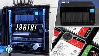 136TB SPEICHER im neuen NAS!  & So sieht mein Serverschrank aus!