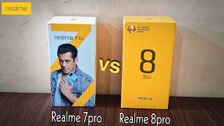 Realme 8 Pro VS Realme 7 Pro Comparison | Specification | Launch date | price in India