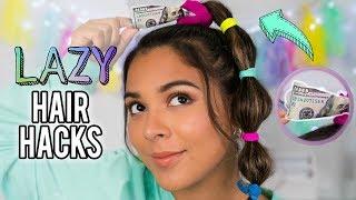 DIY Hair Hacks Every LAZY PERSON Should Know! Quick & Easy Hairstyles for School!