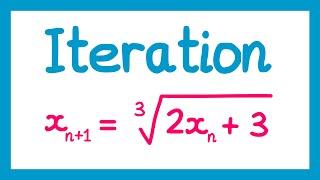 Iteration - GCSE Higher Maths