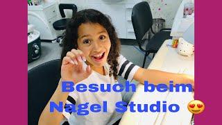 NAGEL STUDIO BESUCH VLOG MACH MIR FINGER NÄGEL #TEAMSABRIN