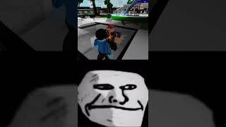 Roblox Brookhaven Glitch? (TrollFace Meme) #shorts