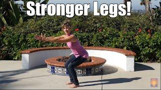 Get Stronger Legs! Daily Yoga Practice with Sherry Zak Morris - Certified Yoga Therapist