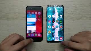 iPhone 7 iOS 13 vs Galaxy s8 - Speed Test 2019