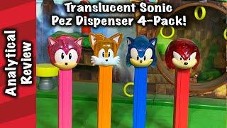 Translucent Sonic Pez Dispenser 4-Pack