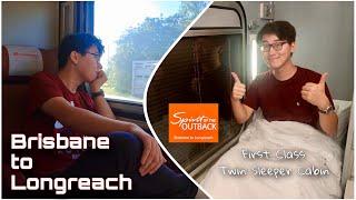 First Class Spirit of the Outback train Brisbane to Longreach review - QR Queensland Rail Australia