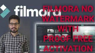 How to Remove Filmora X Watermark 2021 Free Activation | Windows 10 (Hindi) | Filmora X Crack