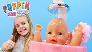 Puppen Mama - Spiel mit Ayça und Rose - Spielzeugvideo für Kinder