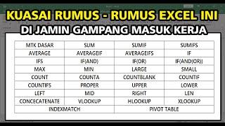 Rumus Rumus Excel Paling Penting di Dunia Kerja