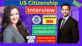 NEW! (Actual Case) US Citizenship Interview 2024 Questions & Answers Practice | N-400 Naturalization