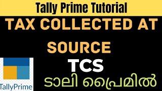 TCS Entry in Tally Prime - TCS Entry on Sales Entry in Tally Prime. Tax Collected at Source.