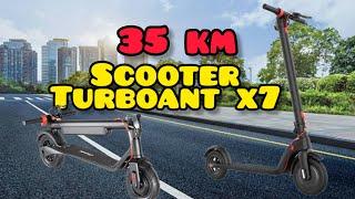 SCOOTER Turboant X7 | PATINETE ELECTRICO BARATO | 35km VELOCIDAD MÁXIMA | BLACKLINE - Review