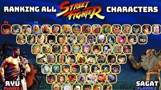 All 88 Street Fighter Characters Ranked - From 88 to 1