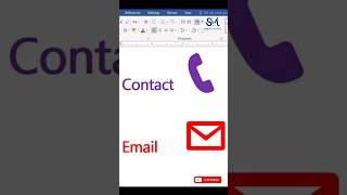 MS Word Tricks #shorts #youtubeshorts #synergymtech