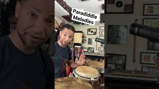 Making Melodies on congas with paradiddles #percussion #congas