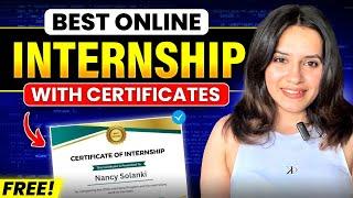 Free Online Internships and Courses with certificates 2024