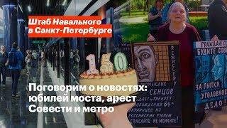 «Мост глупости», петербургские протесты и почти открытое метро: поговорим о новостях