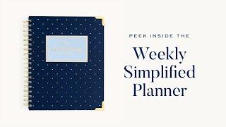 Peek Inside the 2025 Weekly Simplified Planner | Simplified® by Emily Ley